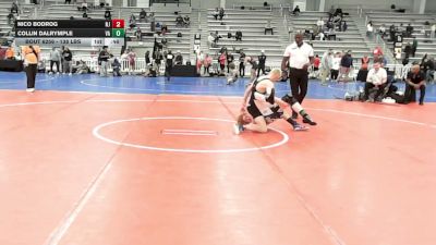 138 lbs Consi Of 32 #2 - Nico Bodrog, NJ vs Collin Dalrymple, VA
