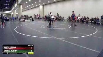 145 lbs Round 2 (10 Team) - Gabriel Voegel, Intense Wrestling vs Justin Heiman, Cowboy Infinity