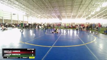 88 lbs Quarterfinal - Bentley Hammon, 208 Badgers vs Landon Amerson, Shootbox