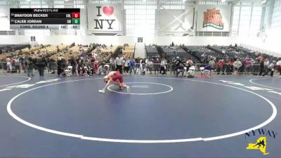 108 lbs Cons. Round 4 - Caleb Jordan, Colonie Wrestling vs Braydon Becker, Club Not Listed