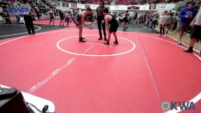 130-140 lbs Rr Rnd 2 - Francis Lane Pippin, Wagoner Takedown Club vs Parker Goss, Vinita Kids Wrestling