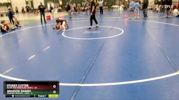 102 lbs Cross Bracket (8 Team) - Stokes Cutter, Black Fox Wrestling Team 1 vs Graeson Swarm, Kearney Matcats - Gold