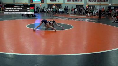 70 lbs Champ. Round 1 - Brennan Bachman, Delaware County Wrestling Club vs Charlie Eustice, Hawkeye Wrestling Academy