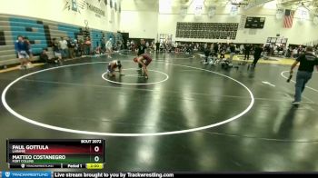 133-134 lbs Round 4 - Matteo Costanegro, Fort Collins vs Paul Gottula, Laramie