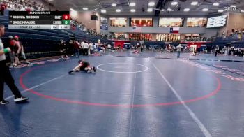 120 lbs Round 1 - Joshua Rhodes, Conroe Caney Creek vs Gage Krause, Katy Jordan