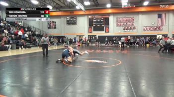 175 lbs Semifinal - Rex Komenda, Xavier, Cedar Rapids vs Abrum Rhoads, Cedar Rapids Jefferson