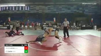 156 lbs Semifinal - Kaleb Valdez-Lemos, Border Bandits vs Theron Castle, Moen WA