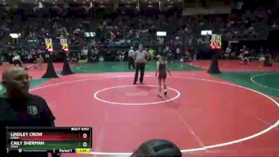 76 lbs Semifinal - Lindley Crow, KAWA vs Caily Sherman, CGN3