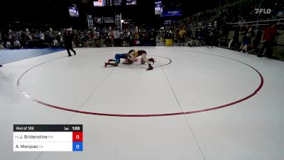 132 lbs Rnd Of 128 - Jack Bridenstine, MN vs Alexander Marquez, CA