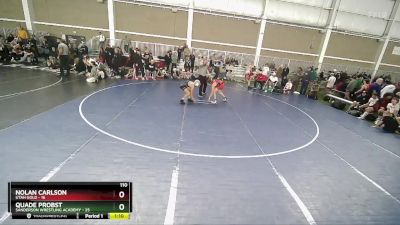 110 lbs Round 1 (4 Team) - Nolan Carlson, Utah Gold vs Quade Probst, Sanderson Wrestling Academy