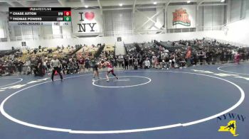 96 lbs Cons. Round 3 - Thomas Powers, Long Beach Gladiators Wrestling vs Chase Jutton, BH-BL Youth Wrestling