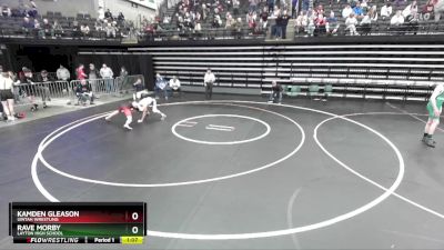 109 lbs Semifinal - Rave Morby, Layton High School vs Kamden Gleason, Uintah Wrestling