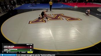 126 lbs Champ. Round 2 - Jack Nelson, Mound Westonka vs Cody Thompson, New Prague