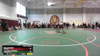 285 lbs Cons. Round 2 - Nathan Moreno, Riverside Poly vs Dillon Gray, Elsinore