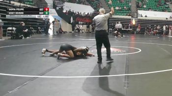 6-7A 107 1st Place Match - Zoey Rivers, Hoover vs Sofia Felipe, Austin