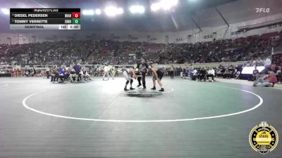 B6A-138 lbs Semifinal - Tommy Verrette, Edmond North vs Diesel Pedersen ...