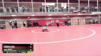 126 lbs Cons. Semi - Jordan Loya, Madison High School vs Sam Smith, Blackfoot High School
