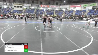 120 lbs Semifinal - Byron Percy, Windsor Middle School vs Quint Copeland, Bennett WC