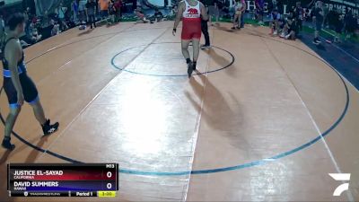 285 lbs Round 3 - Justice El-Sayad, California vs David Summers, Hawaii