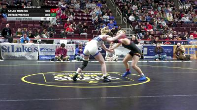 112 lbs Semifinal - Kylee Trostle, ELCO-G vs Daylee Watson, Conneaut-G