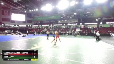 160 lbs Champ. Round 1 - Abraham Santos Martinez, Nampa vs Erik Lunn, Timberline