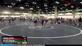 107 lbs Round 1 (10 Team) - Krystol Rosales, Beauty And The Creason Iowa vs Camryn Harber, Griffin Fang