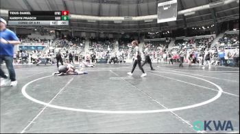 100 lbs Consi Of 8 #1 - Tidus Daniel, Hilldale Youth Wrestling Club vs Kardyn Prasch, Harrah