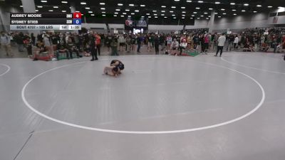105 lbs Champ. Rd Of 64 - Audrey Moore, Spartan Mat Club vs Sydney Stieb, St. Charles WC