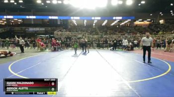 157 2A Quarterfinal - Gerson Alette, North Miami vs Gianni Maldonado, Lake Gibson