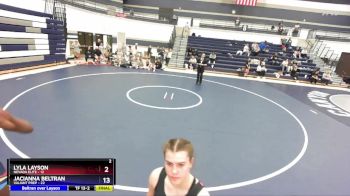 130 lbs Round 1 (4 Team) - Saylor Wendell, Nevada Elite vs Martynique Davis, Valiant Prep