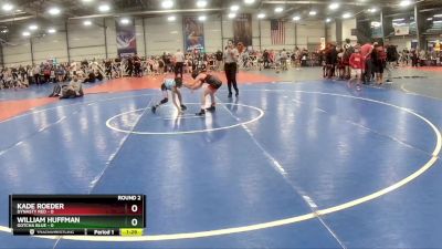 72 lbs Rd# 5- 3:45pm Friday Final Pool - William Huffman, Gotcha Blue vs Kade Roeder, Dynasty RED