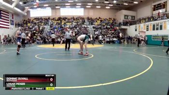 157 lbs Champ. Round 1 - Dominic Duvall, ROOTSTOWN vs Logan Moser, FIRESTONE