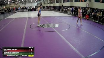 114 lbs 5th Place Match - Victoria Gaona, Texas vs Sophie Galloway, El Paso Wildcats Wrestling Club