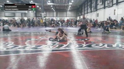 144 lbs Round 3 (4 Team) - Trajan Pannell, NOKE RTC vs AJ Alexander, HARRISBURG WRESTLING CLUB
