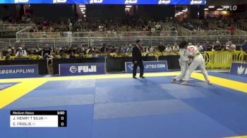 JOSIAH HENRY T SILVA vs ERIC FRIDLIS 2024 Pan Kids Jiu-Jitsu IBJJF Championship