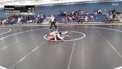 126 lbs Cons. Semi - Kyle Blow, Pikes Peak Warriors vs Heustyn Roesler, Saint Paul Youth Wrestling