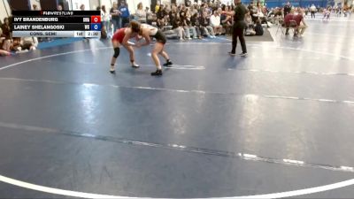 110 lbs Cons. Semi - Ivy Brandenburg, Summit Wrestling Academy vs Lainey Shelangoski, Wartburg