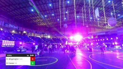 120 lbs Consi Of 32 #2 - Darryl Wiggington, Fossil Ridge High School vs Brian Casas, Liberal WC