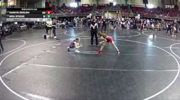 73 lbs Champ. Round 1 - Karsyn English, Randolph vs Bria Stusse, Battle Creek