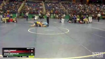 3A 106 lbs Cons. Semi - Ethan Brownlee, South Johnston vs Aiden Enright, Union Pines