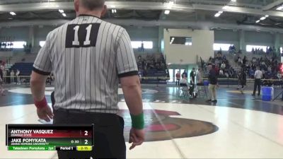 285 lbs Prelim - Jake Pomykata, Johns Hopkins University vs Anthony Vasquez, Oswego State