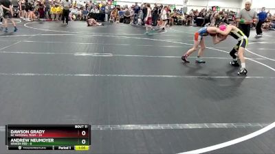 64 lbs Round 3 (8 Team) - Dawson Grady, NC National Team vs Andrew Neumoyer, Kraken Red