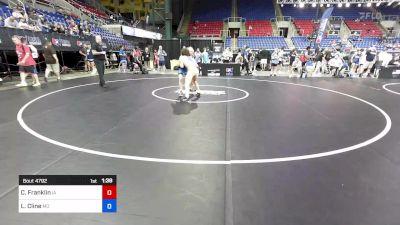 120 lbs Cons 64 #2 - Chase Franklin, IA vs Luke Cline, MO