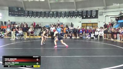 JV-3 lbs Round 1 - Taya Sincox, BGM, Brooklyn vs Olivia Melsha, Mount Vernon