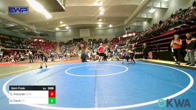 54 lbs Semifinal - Camberleigh Hausner, Sperry Wrestling Club vs Graycie Card, Tulsa Blue T Panthers