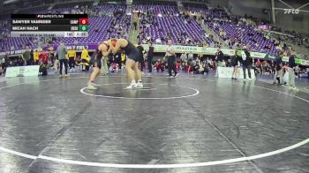 285 lbs Round 4 (6 Team) - Sawyer VanRider, Campbell vs Micah Hach, South Dakota State