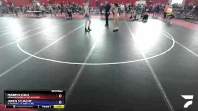 136 lbs Semifinal - Maximo Xolo, Sarbacker Wrestling Academy vs Owen Schacht, X-Factor Elite Wrestling