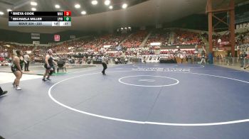 235 lbs Cons. Round 3 - Rheya Cook, Winfield HS vs Michaela Miller, LaCygne-Prairie View HS