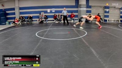 140 lbs Round 2 (8 Team) - Easton Myers, NOVA WC vs Luke Blanchard, MD Maniacs