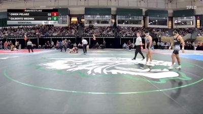 150-4A/3A Semifinal - Owen Pelaez, Clarksburg vs Gilberto Medina, Atholton